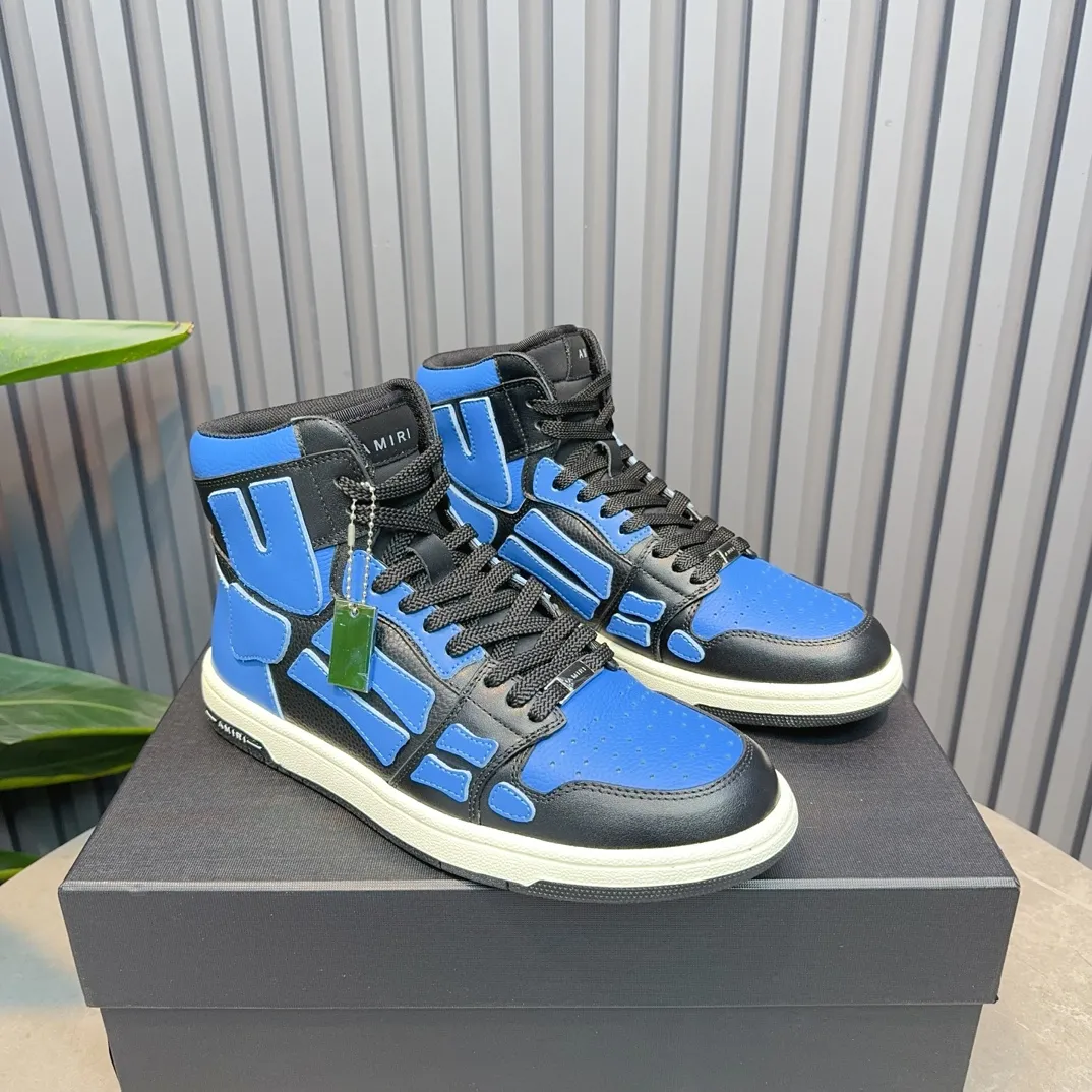 Men's shoes💰620💰 AMIRI AMIRI trendy brand hot sale🔥 Available all year round✅Couples💑 Official website synchronization Imported fabrics 1⃣️ratio 1⃣️Re-engraved, original factory special original sole, 35-45 (38.45. Non-refundable)